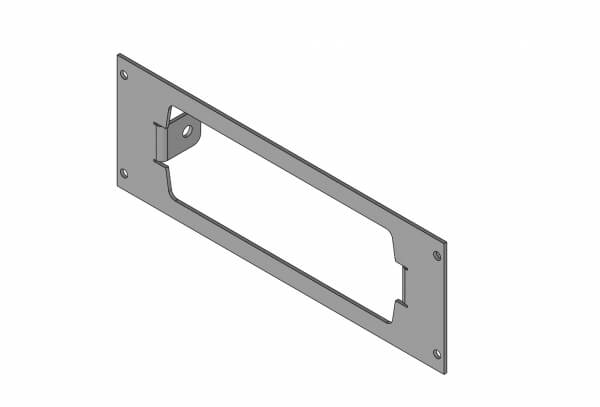 1-Piece Equipment Mounting Bracket, 3″ Mounting Space, Fits Bendix King DMH Remote Mount Radio