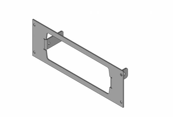 1-Piece Equipment Mounting Bracket, 3″ Mounting Space, Fits Bendix King DMH Self Contained Radio