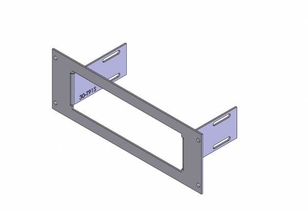 1-Piece Equipment Mounting Bracket, 3″ Mounting Space, Fits Tait Radio TM9155