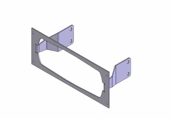 1-Piece Equipment Mounting Bracket, 3.5″ Mounting Space, Fits Tait TM9155