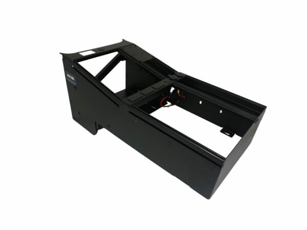 Vehicle-Specific 22″ Wide Angled Console for 2021-2024 Chevrolet Tahoe Police Pursuit Vehicle
