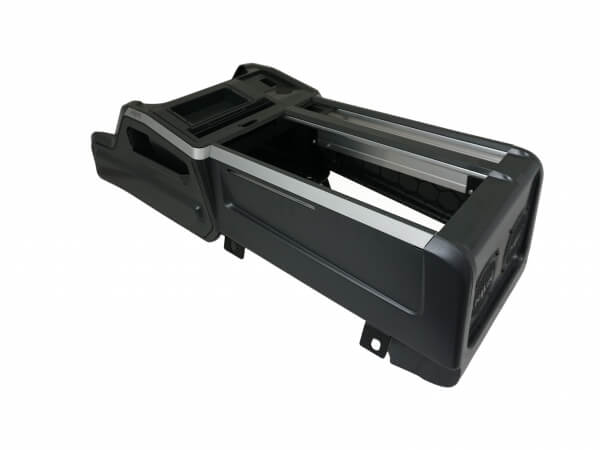 Wide VSX Console with Front Printer Mount or Integrated Storage Bin for 2021-2024 Chevy Tahoe PPV & SSV