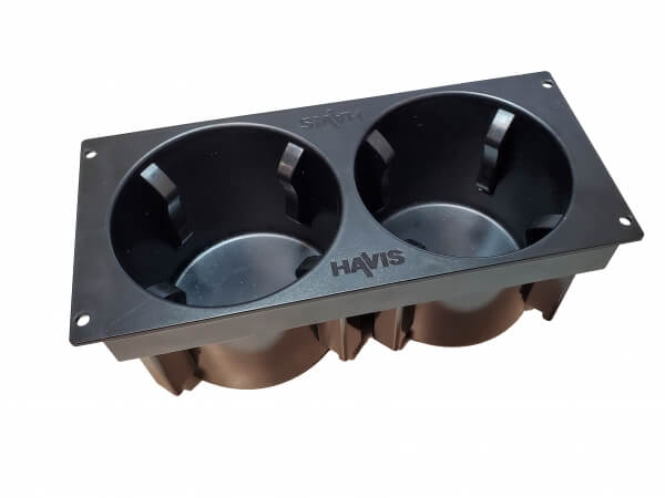Self-Adjusting Double Cup Holder (Fixed Mount)