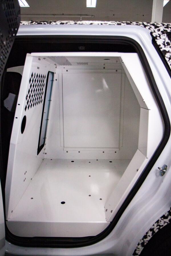 K9 Prisoner Transport System For 2021-2025 Chevrolet Tahoe – White
