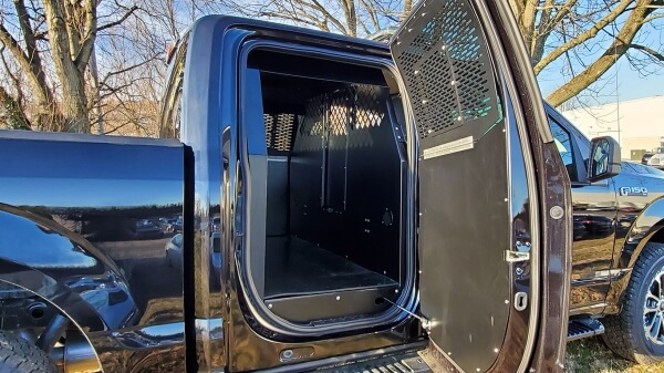 Standard K9 Transport System For 2017-2025 Ford F-Series  – Black