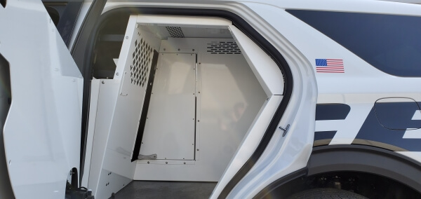 Extended K9 Transport System For 2020-2025 Ford Interceptor Utility – White
