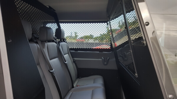 Interior Window Guard Kit for 2015-2025 Ford Transit Window Van (Wagon) with Low Roof, Long Length 148″ Wheelbase and Passenger Side Sliding Door
