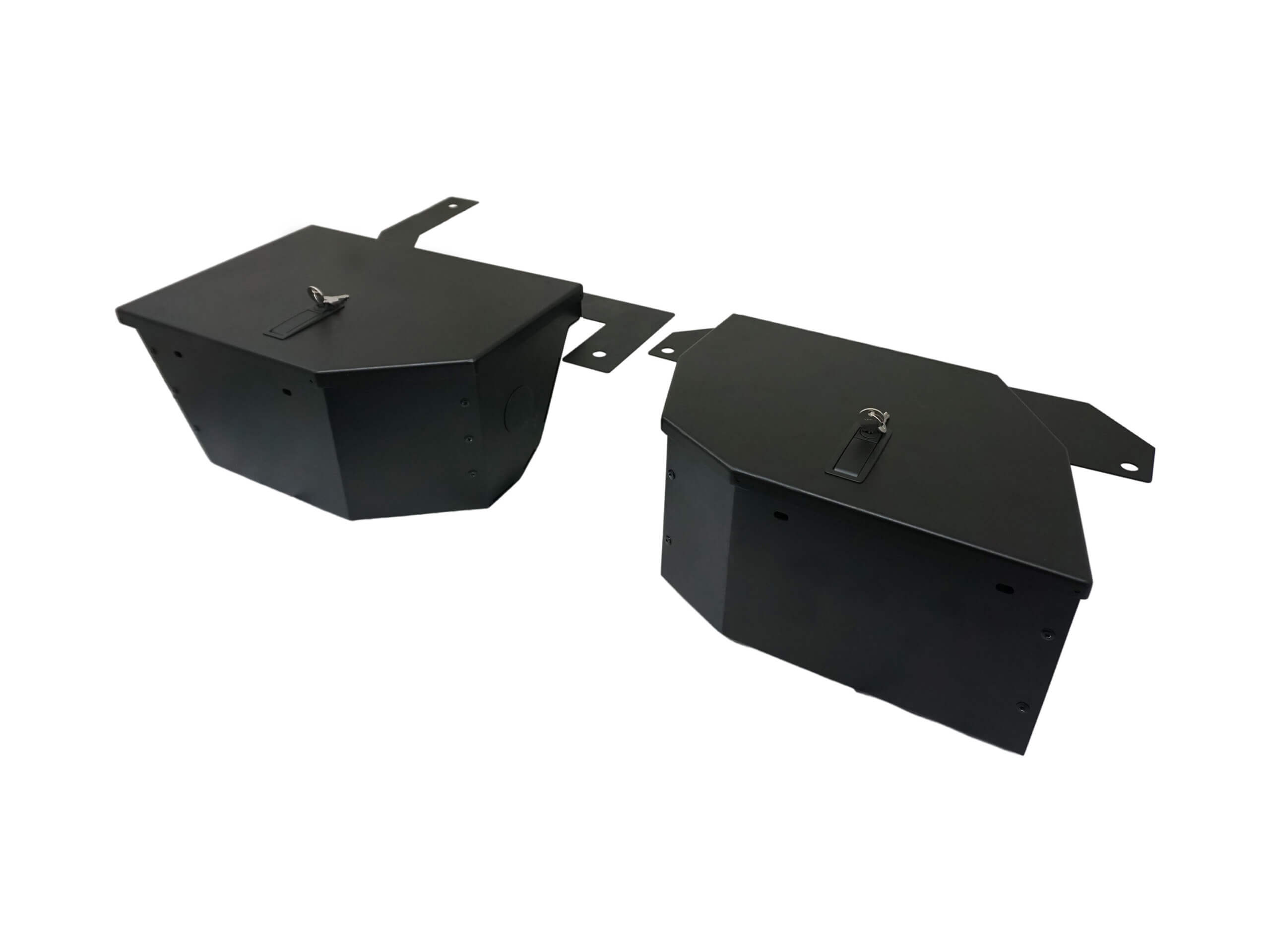 Lockable Under-Seat 2-Piece Storage Box for 2020‐2024 Dodge Ram 2500 & 3500 Crew Cab Pickup Truck
