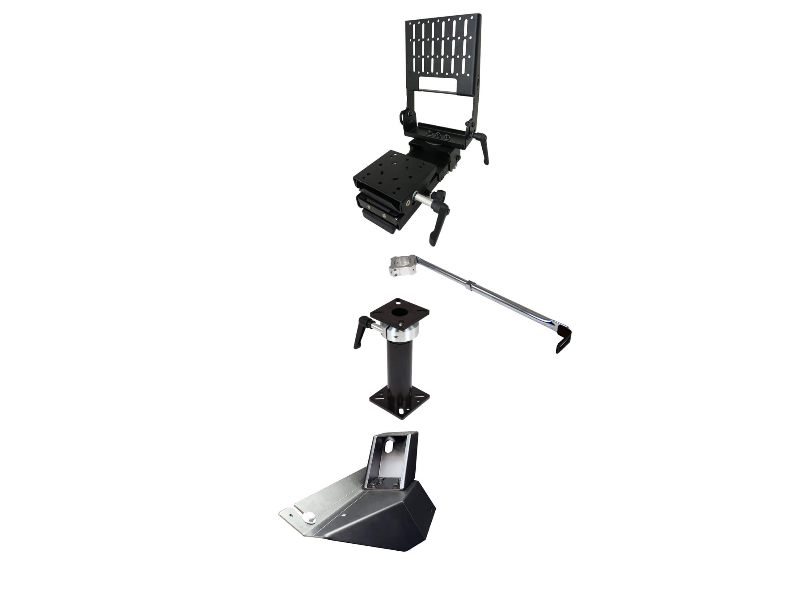 Premium Tablet Pedestal Mount Package for 2019‐2025 Ram 1500 Pickup Truck (5th gen- Body Code DT)