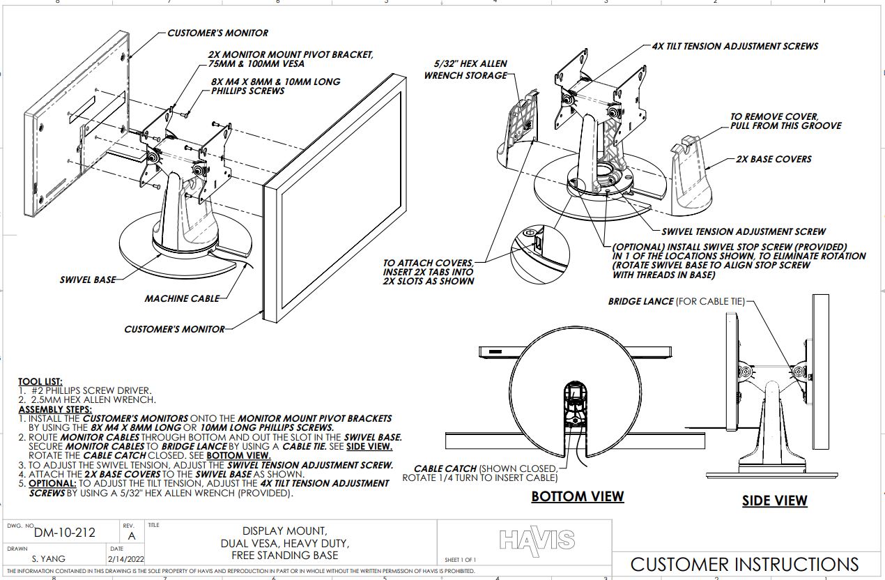 Customer Instructions