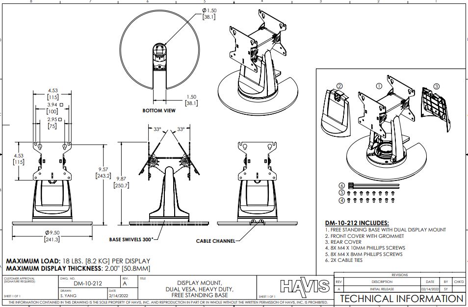 Technical Drawing Sheet