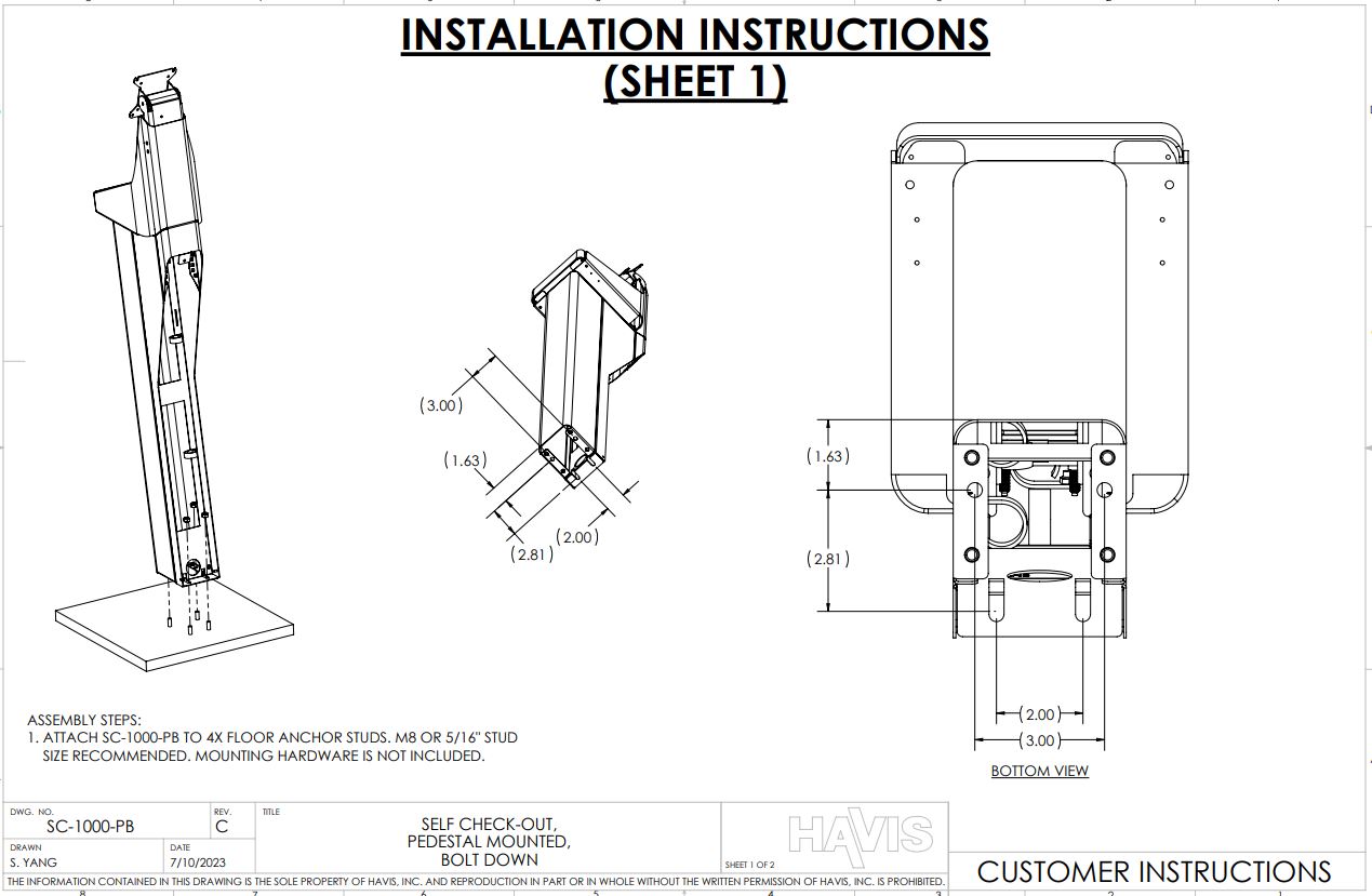 Customer Instructions
