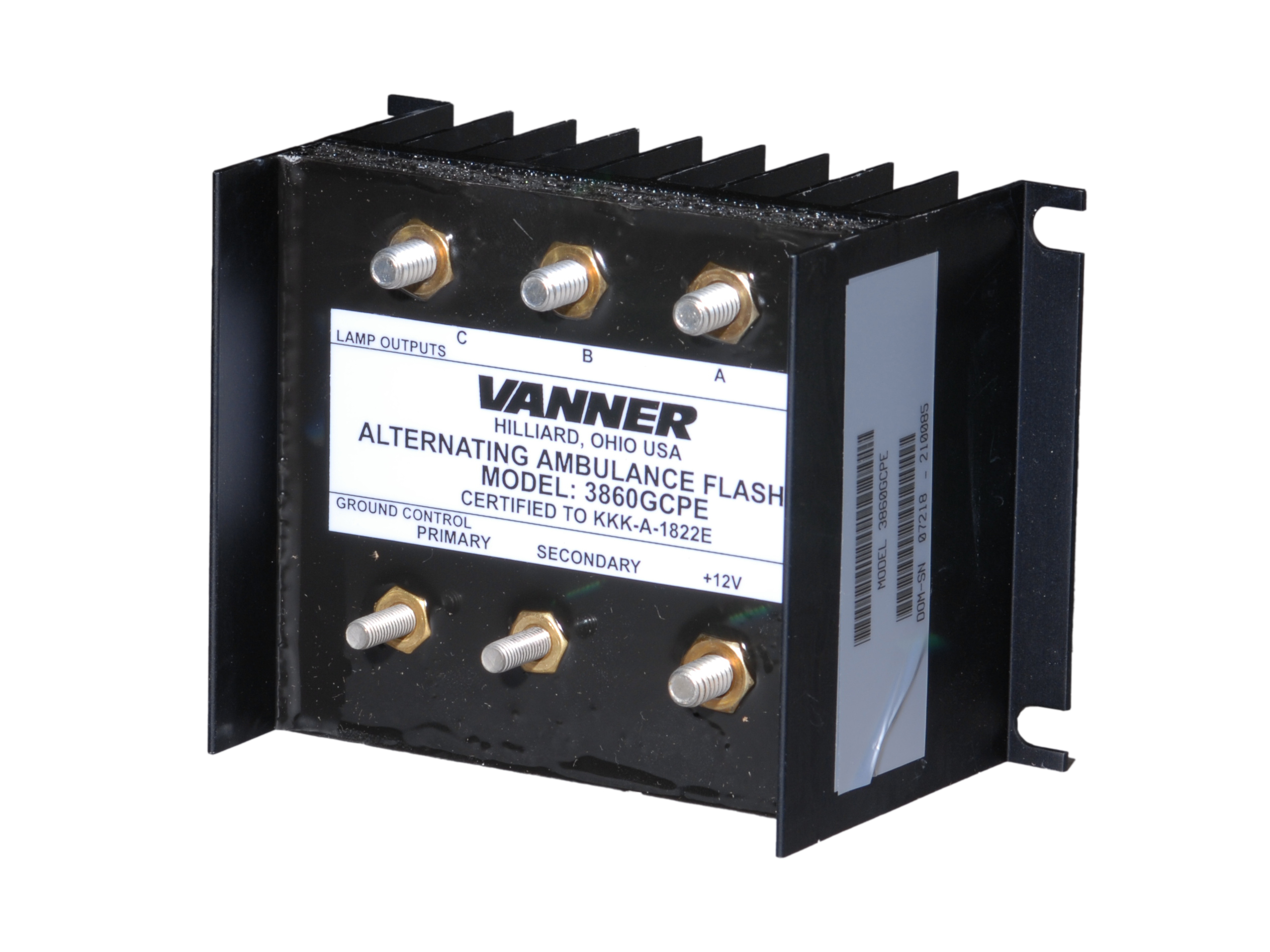 Heavy-Duty Electronic Duo-Mode Alternating Flasher (Flash Rate: 75-80 Per Min)