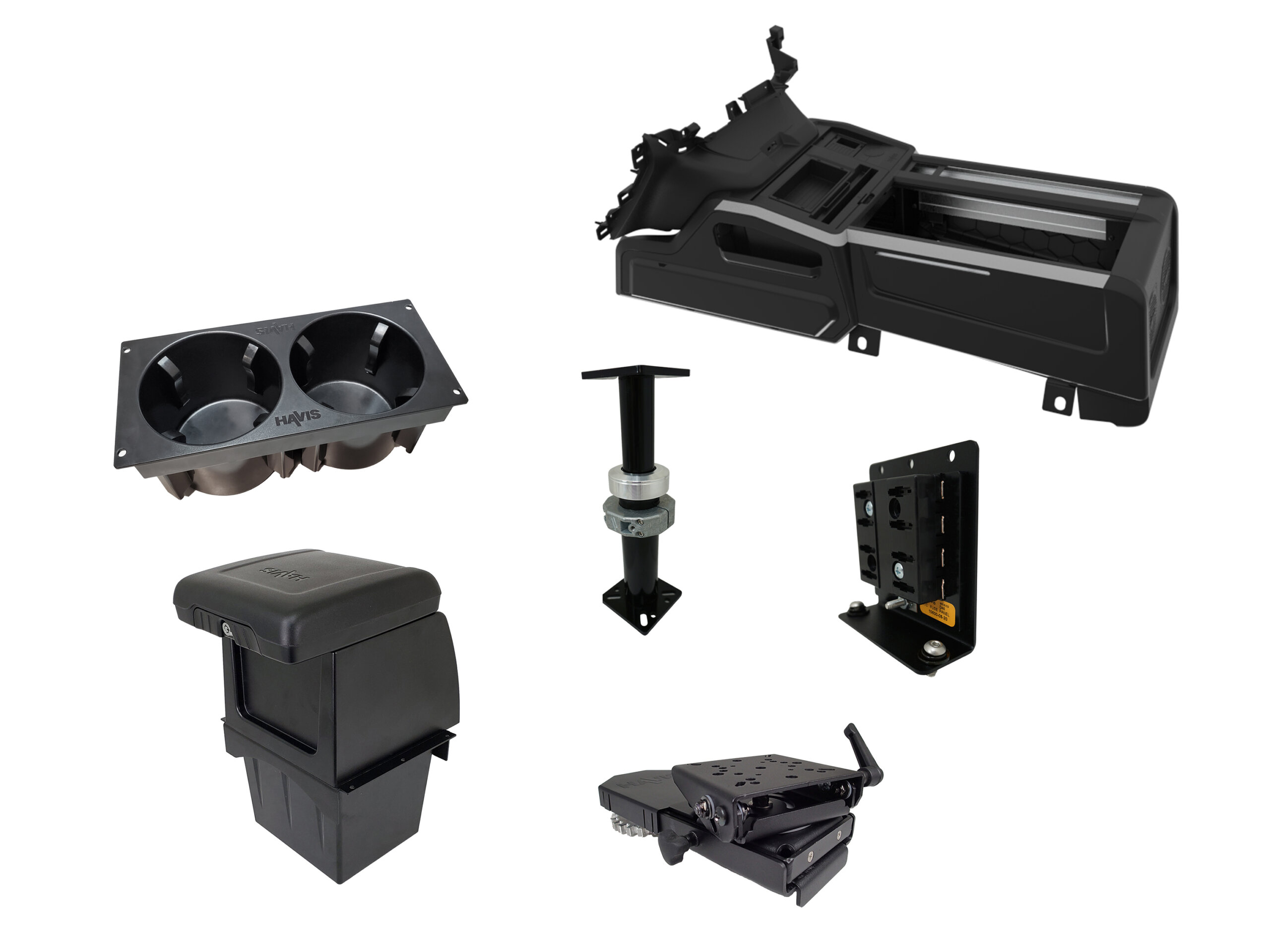 Package – Wide VSX Console with Front Printer Mount for Laptop Docking Stations for 2025 Chevrolet Tahoe PPV & SSV
